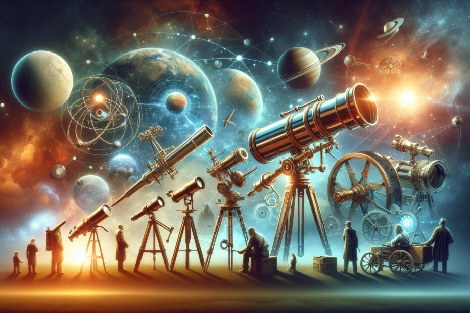 DÉCOUVREZ L’ÉVOLUTION DES TÉLESCOPES 🔭 À TRAVERS LES SIÈCLES !